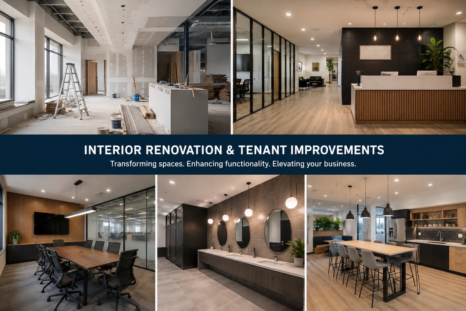Interior renovation and fit-out work in progress